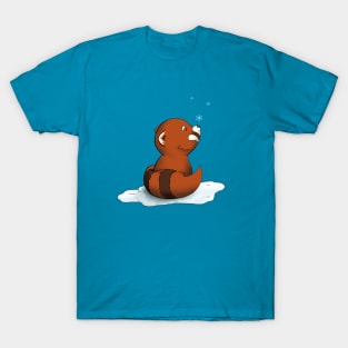 Let it Snow with Red Panda T-Shirt